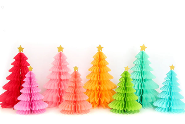 Rainbow Honeycomb Tree Set